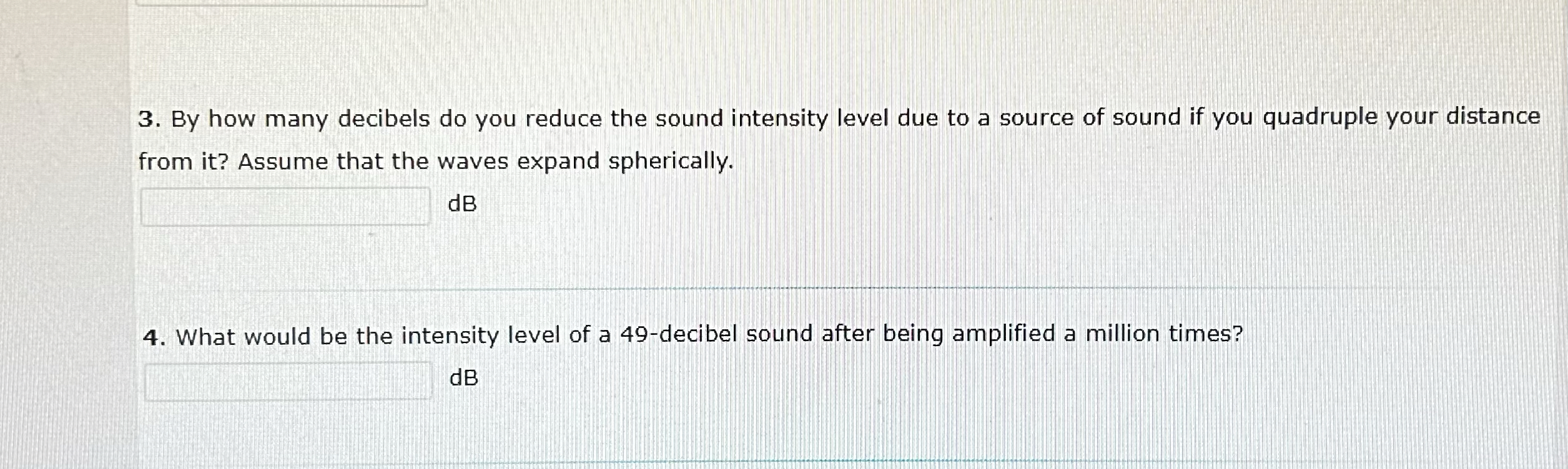 By how many decibels do you reduce the sound