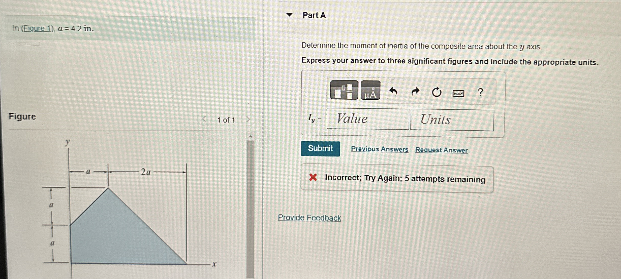 l n ( Figure 1 ) , a = 4 . 2 i n . Figure 1 of 1