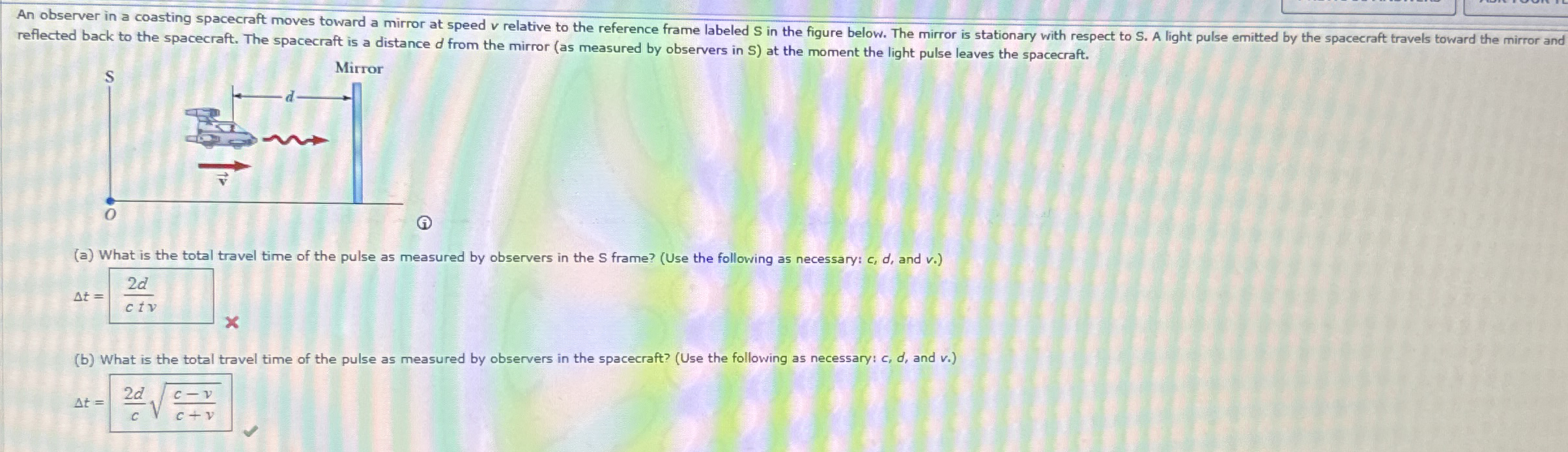 reflected back to the spacecraft. The spacecraft