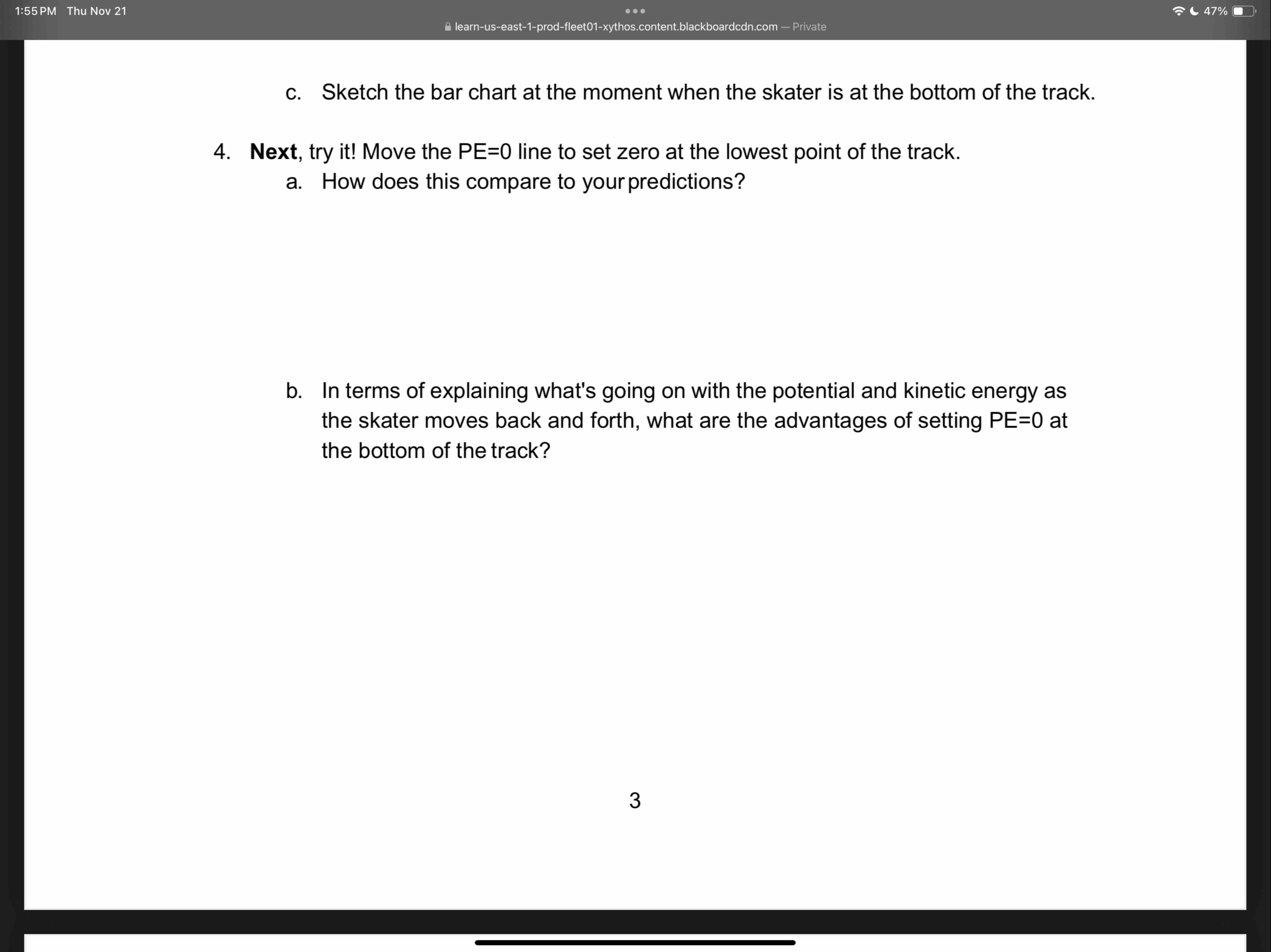 b . In terms of explaining what's going on with