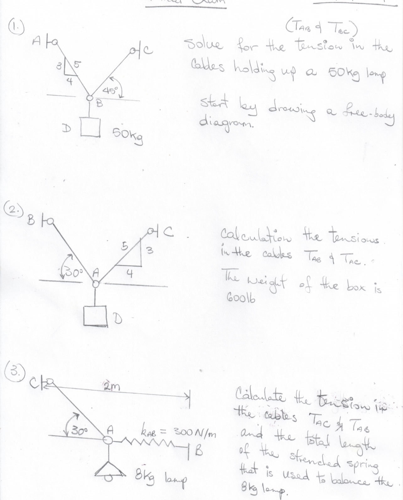( 1 . ) ( T A B p r o p T B C ) Solve for the
