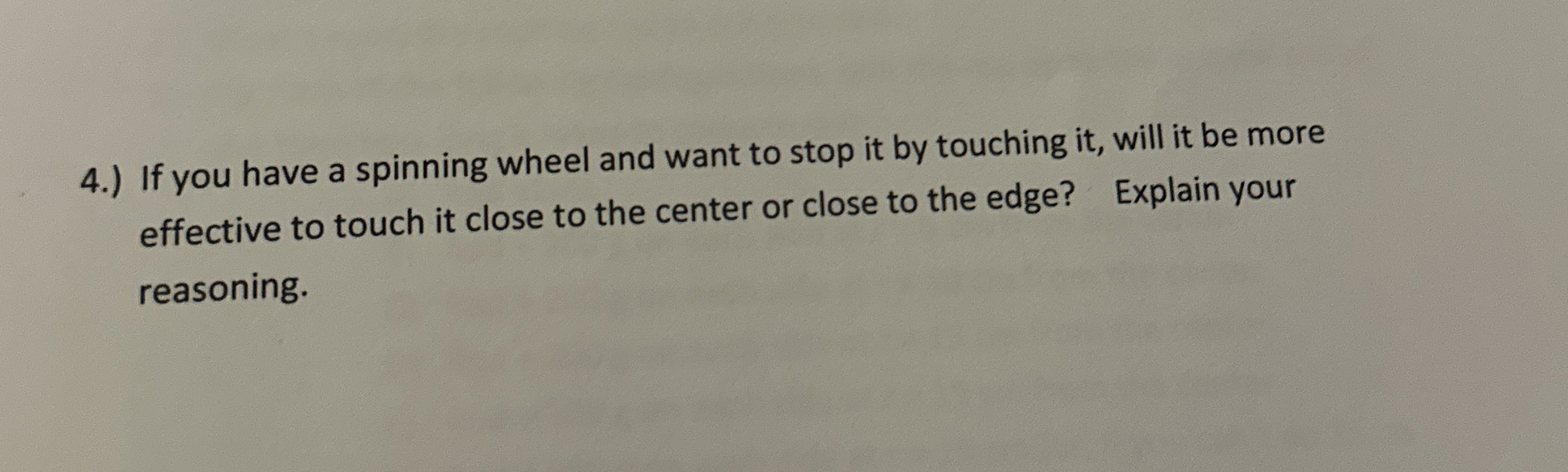 4 . ) If you have a spinning wheel and want to