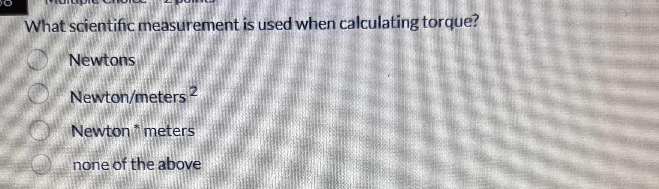 What scientific measurement is used when