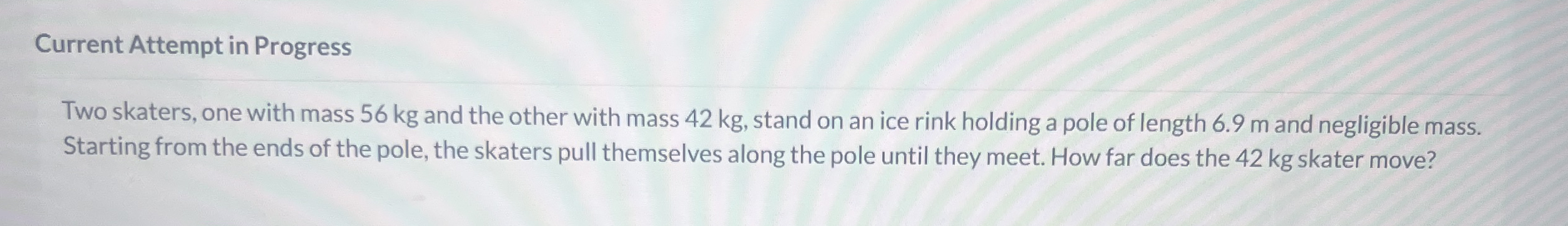 Current Attempt in Progress Two skaters, one with