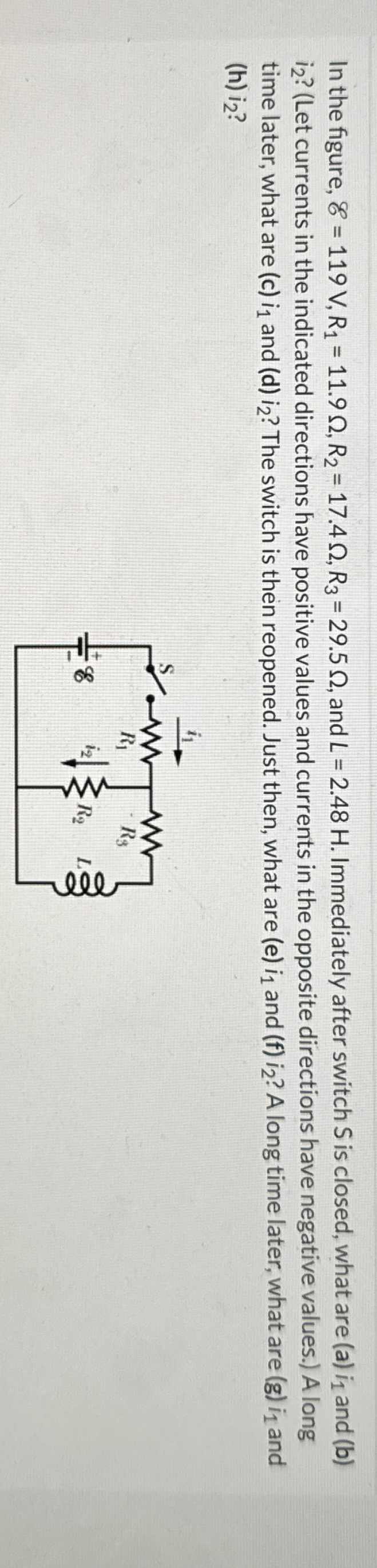 In the figure, E = 1 1 9 V , R 1 = 1 1 . 9 , R 2