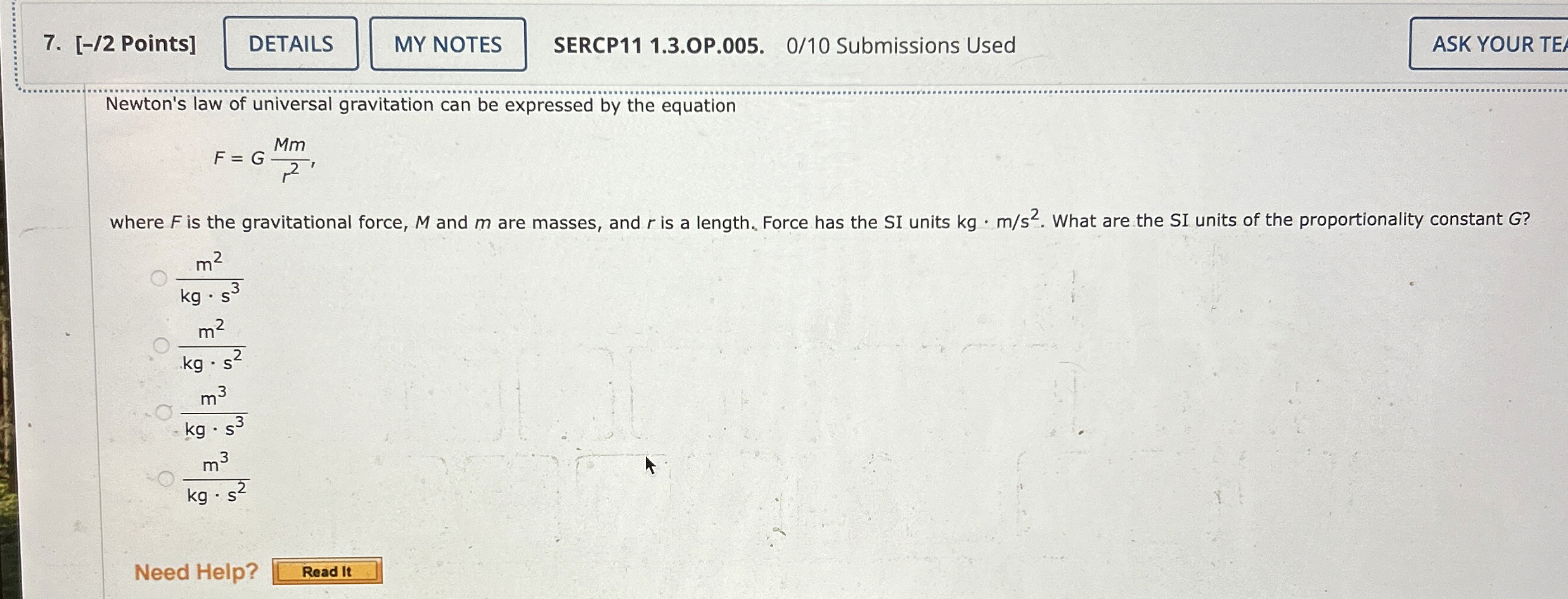 [ - / 2 Points ] SERCP 1 1 1 . 3 . 0 P . 0 0 5 .