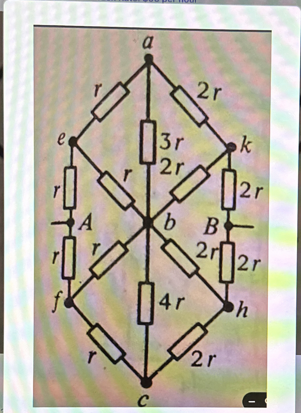 Find the resistance of the circuit.