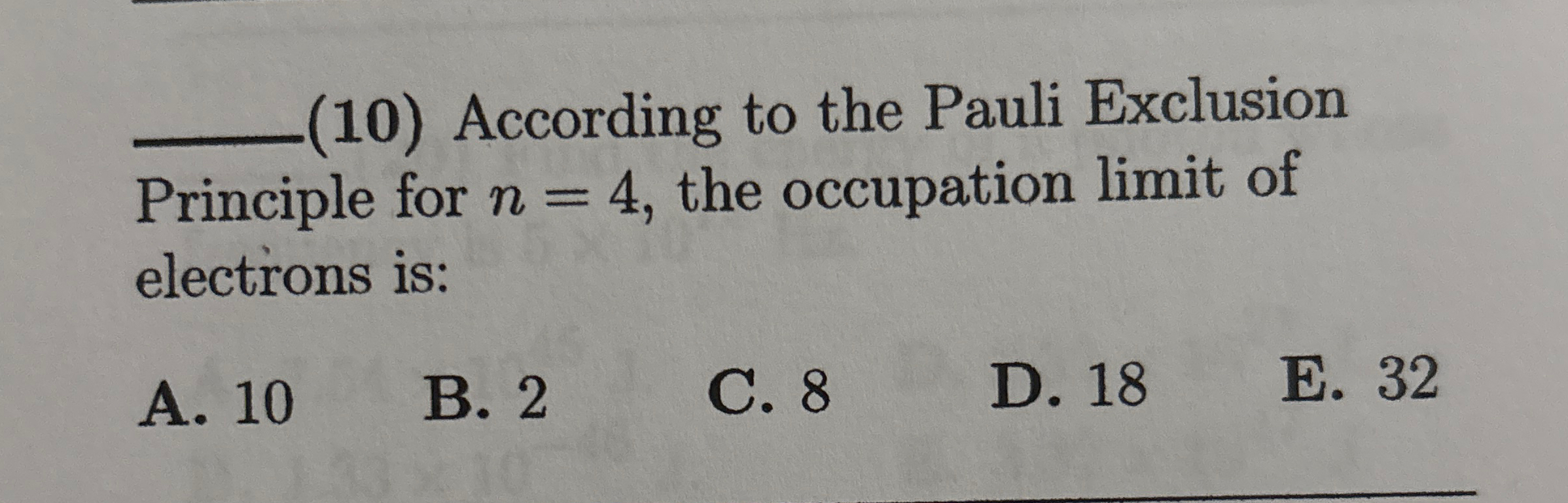 q , ( 1 0 ) According to the Pauli Exclusion