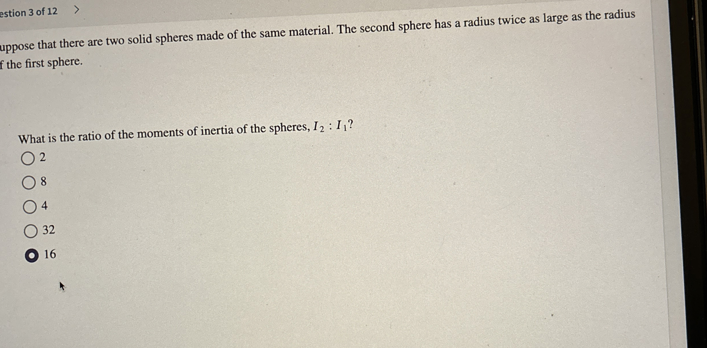 estion 3 of 1 2 uppose that there are two solid