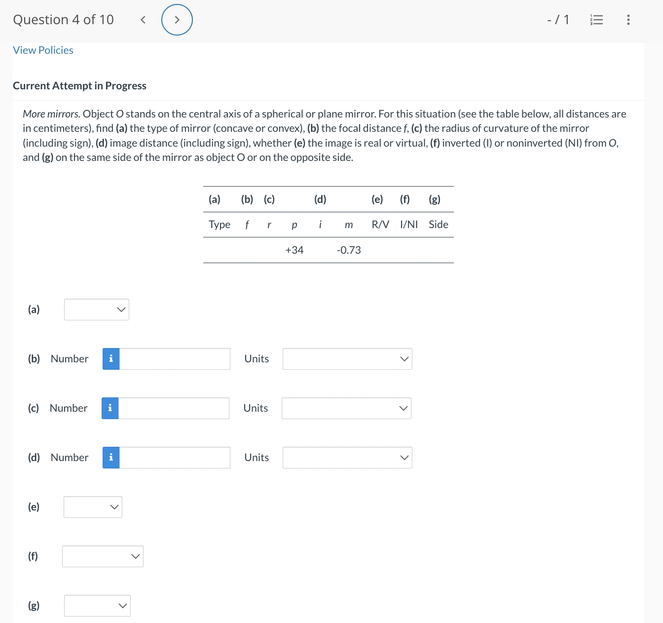 Current Attempt in Progress More mirrors. Object