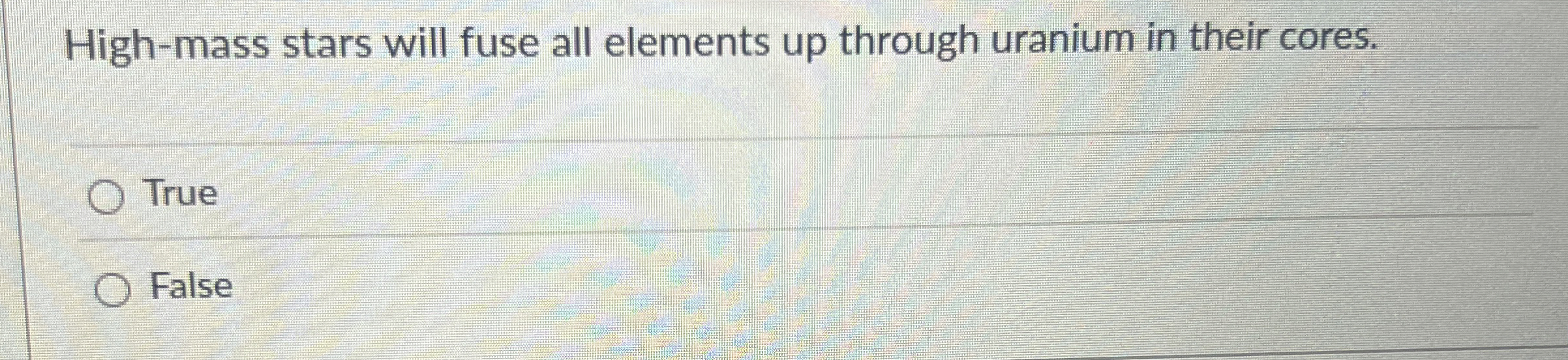 High - mass stars will fuse all elements up