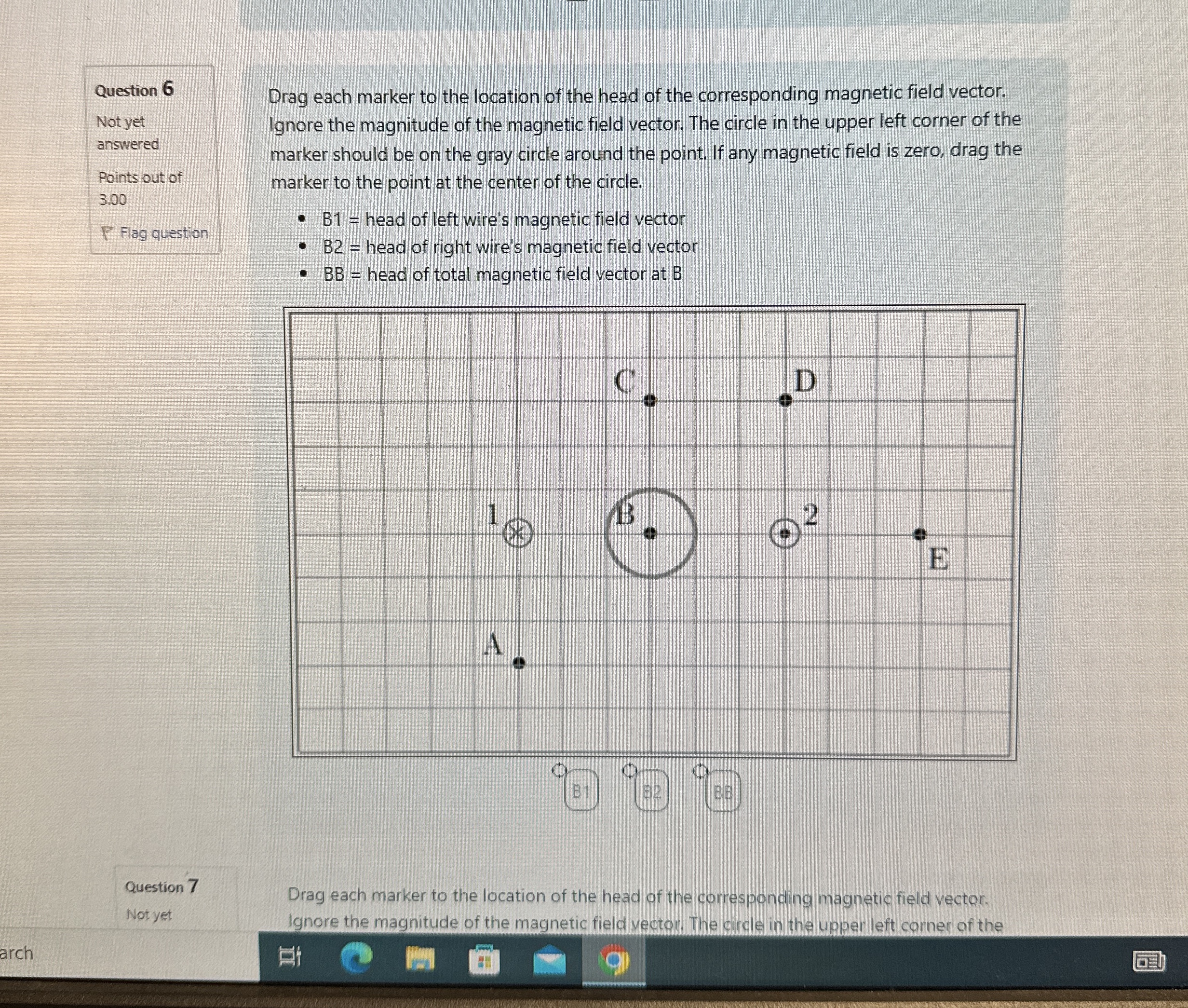 Question 6 Not yet answered Points out of 3 . 0 0