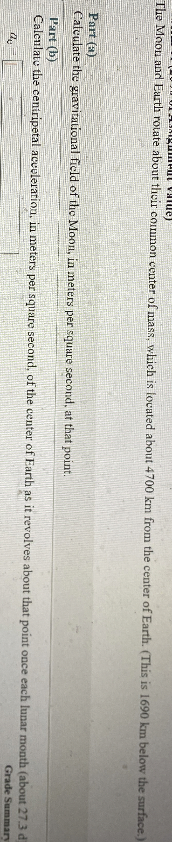 The Moon and Earth rotate about their common