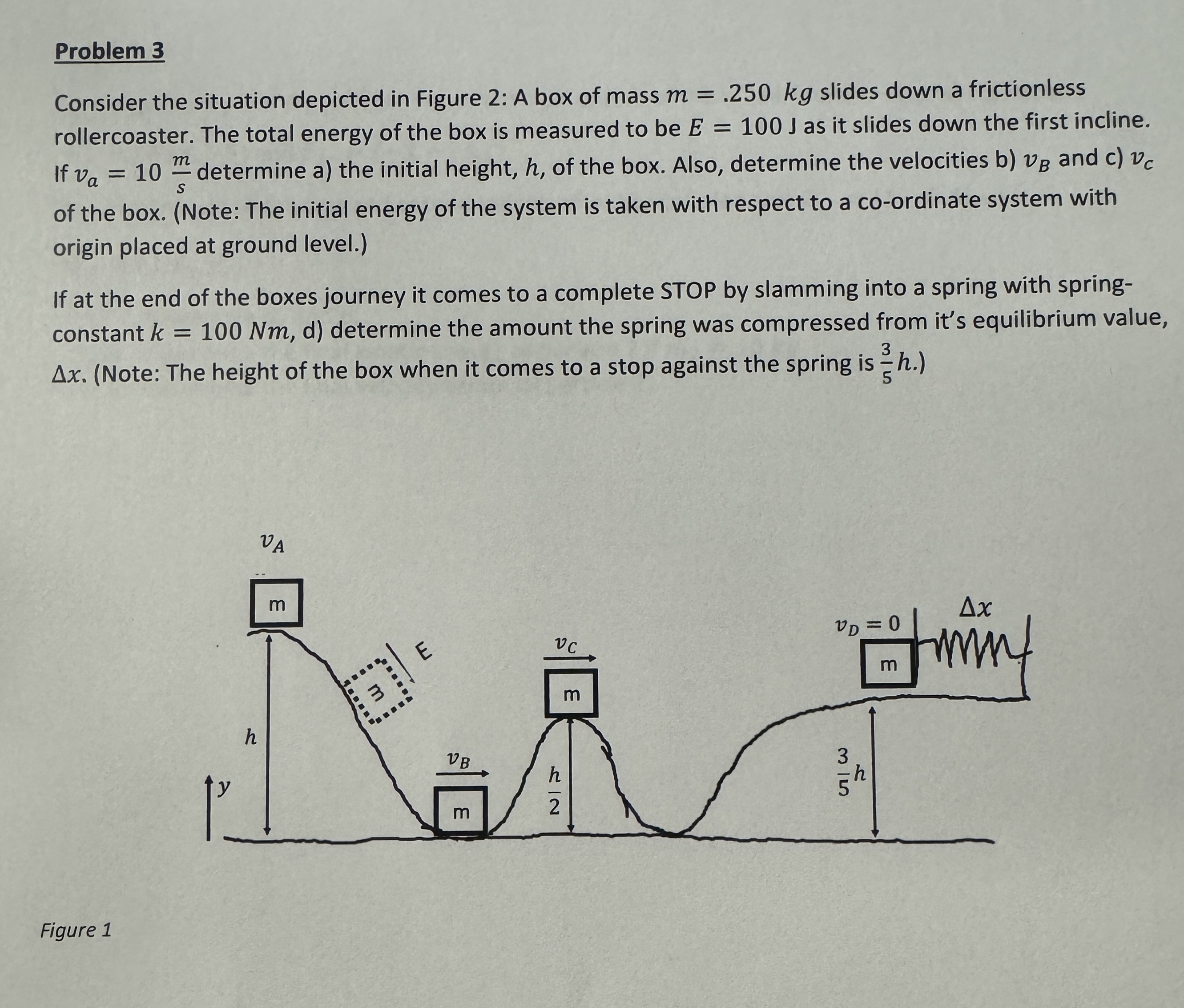 Problem 3 Consider the situation depicted in