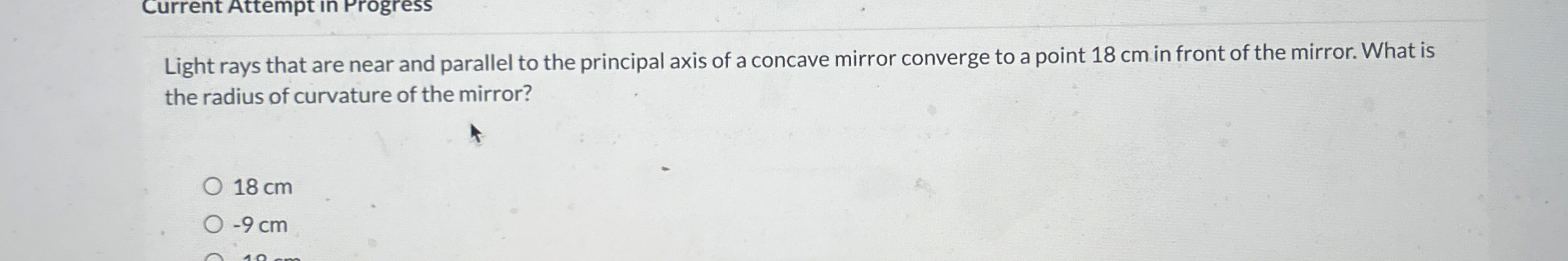 Light rays that are near and parallel to the