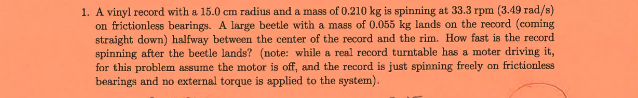 A vinyl record with a 1 5 . 0 cm radius and a