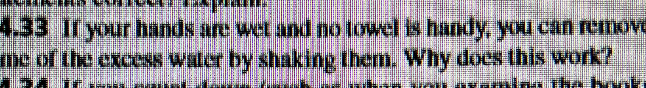 4 . 3 3 If your hands are wet and no towel is