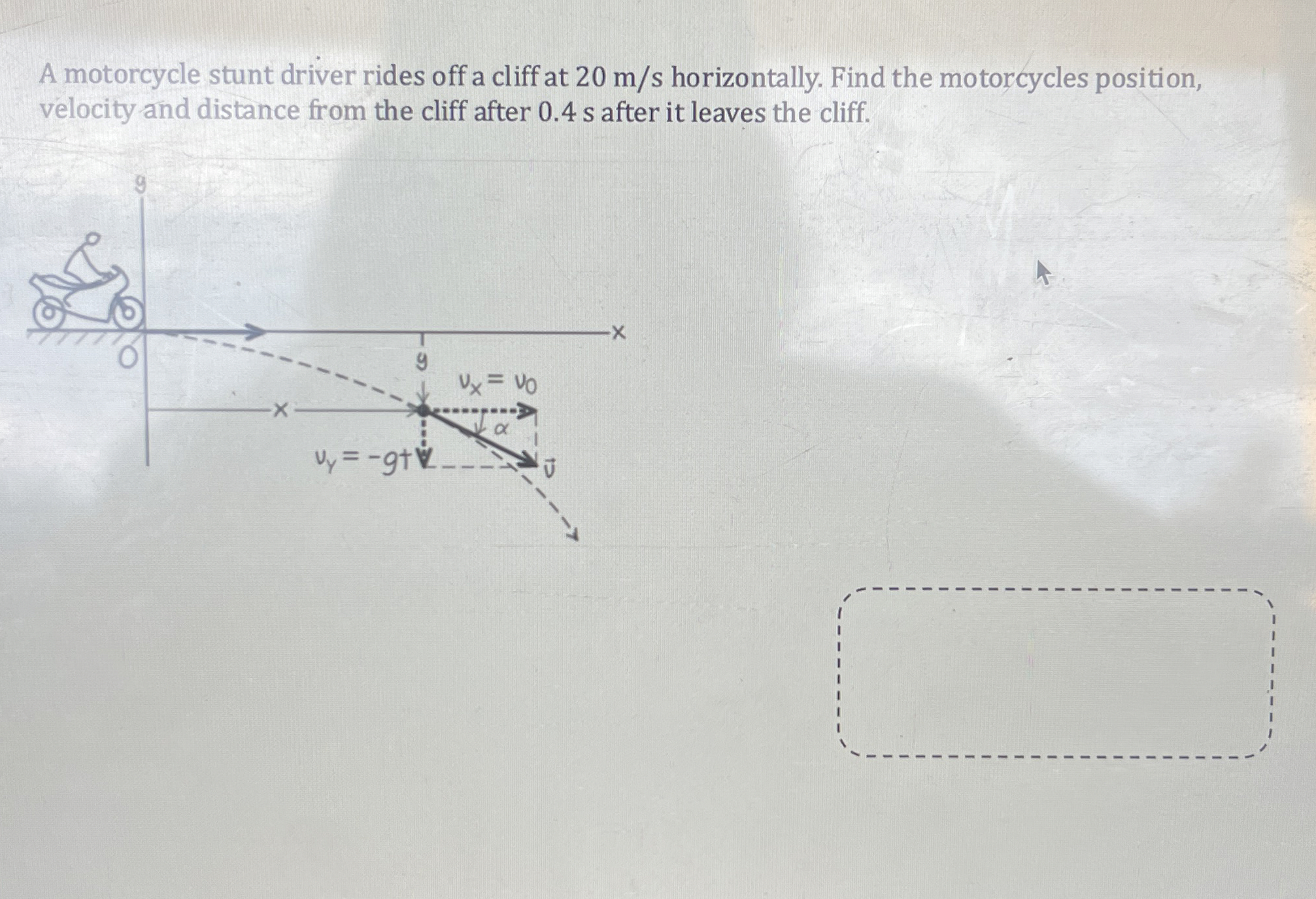 A motorcycle stunt driver rides off a cliff at 2