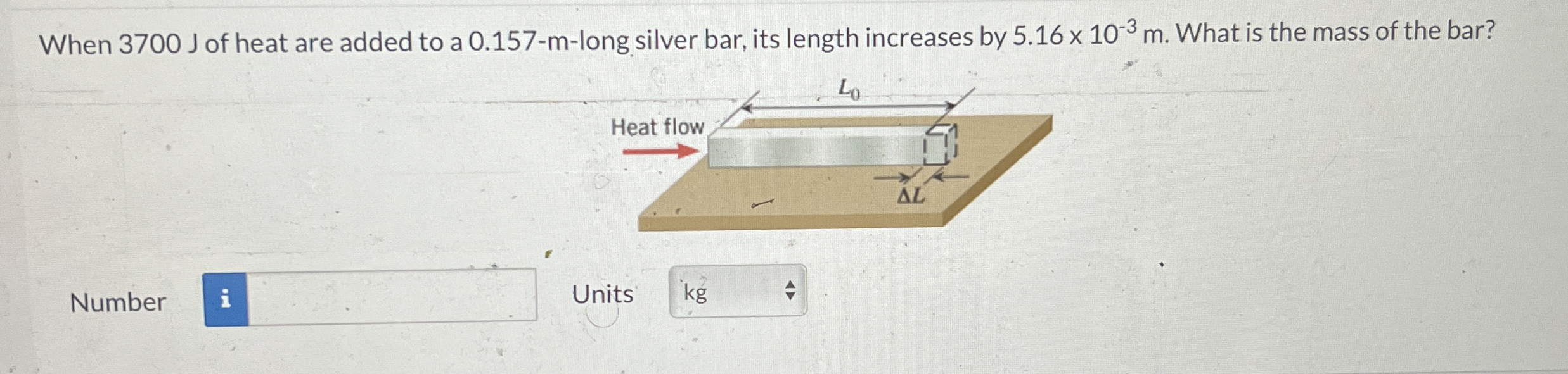 When 3 7 0 0 J of heat are added to a 0 . 1 5 7 -