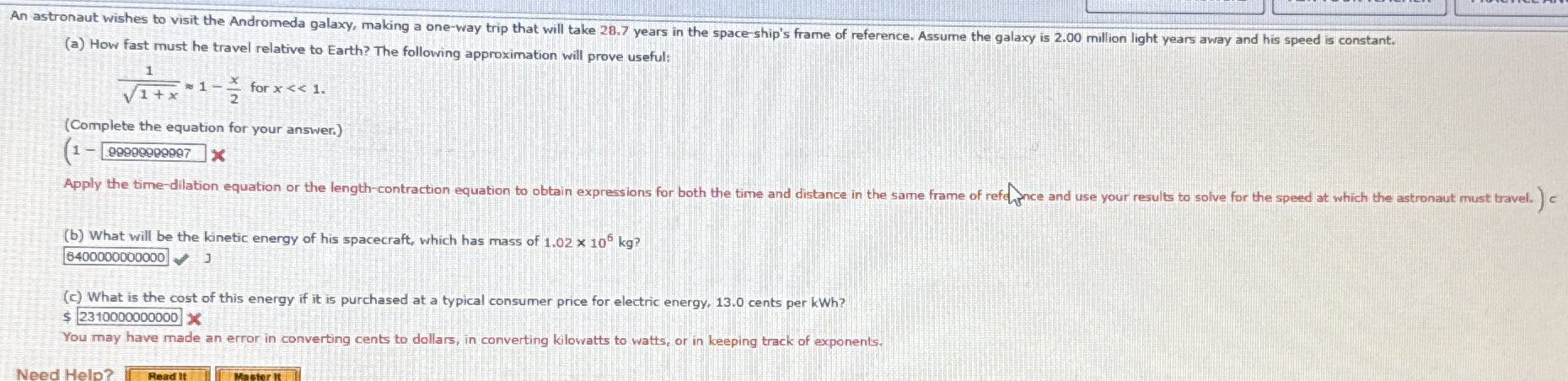 ( a ) How fast must he travel relative to Earth?