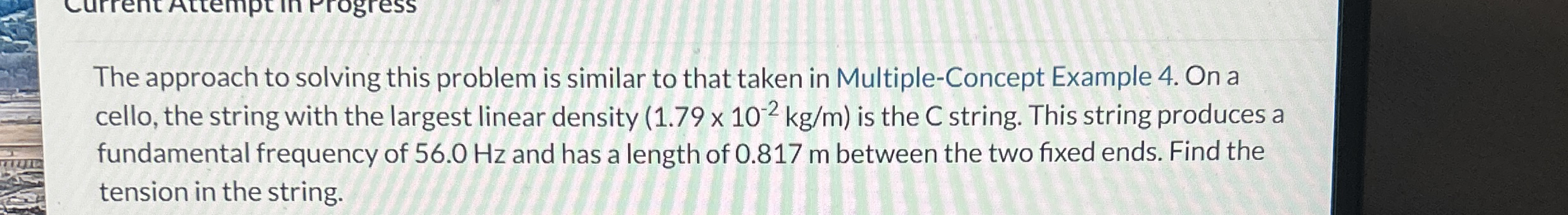 The approach to solving this problem is similar