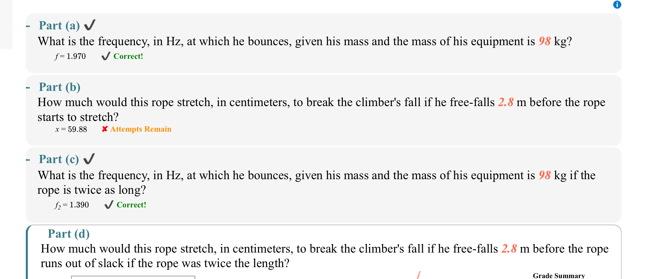 Problem: The length of nylon rope from which a