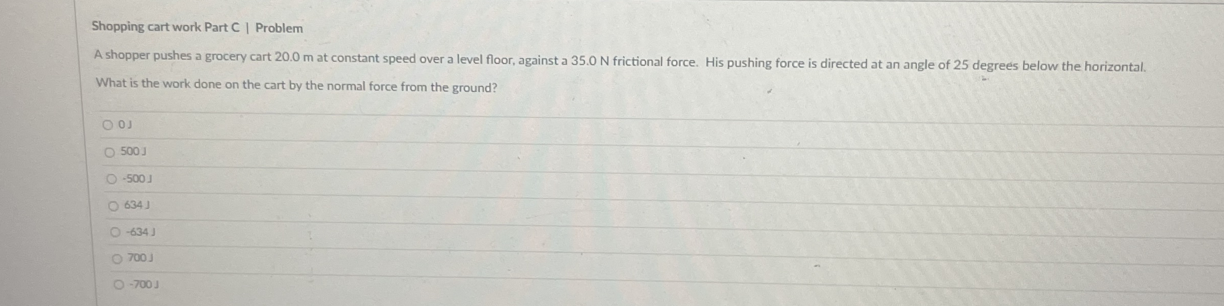 Shopping cart work Part C | Problem A shopper