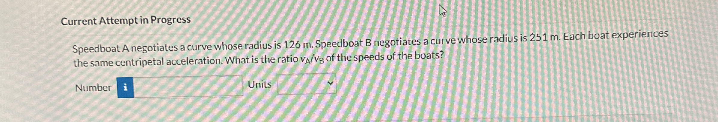 Current Attempt in Progress Speedboat A