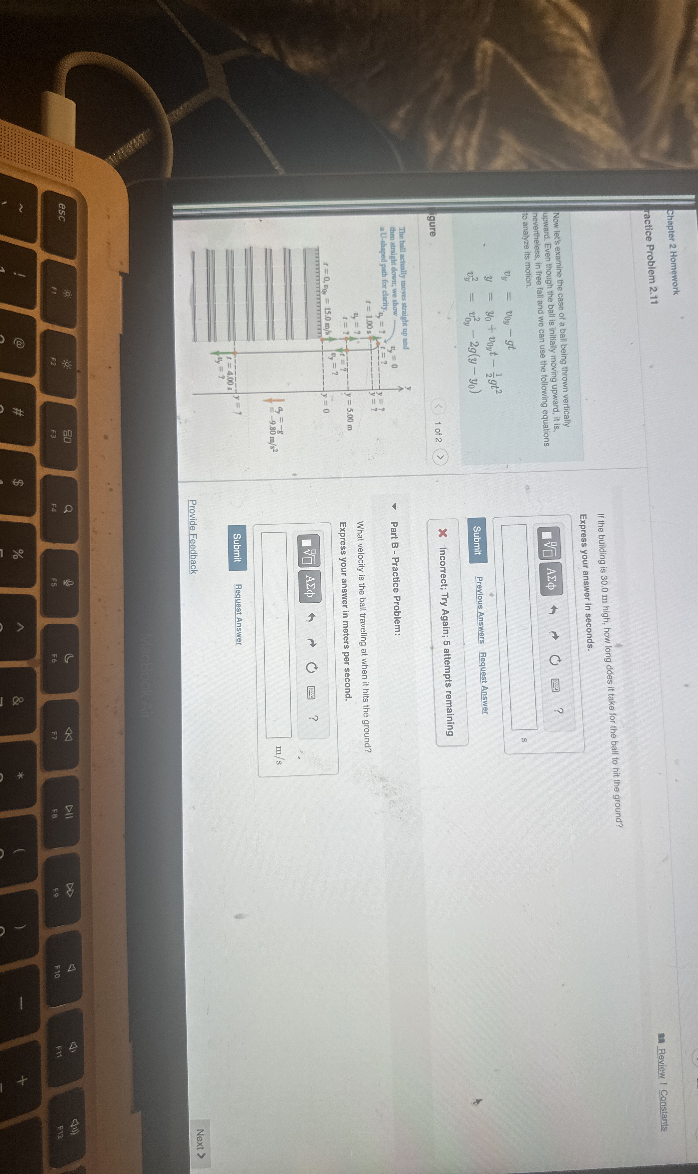 Chapter 2 Homework ractice Problem 2 . 1 1 Review