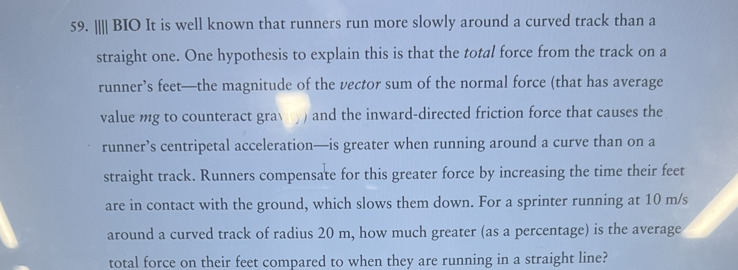 | | | | BIO It is well known that runners run