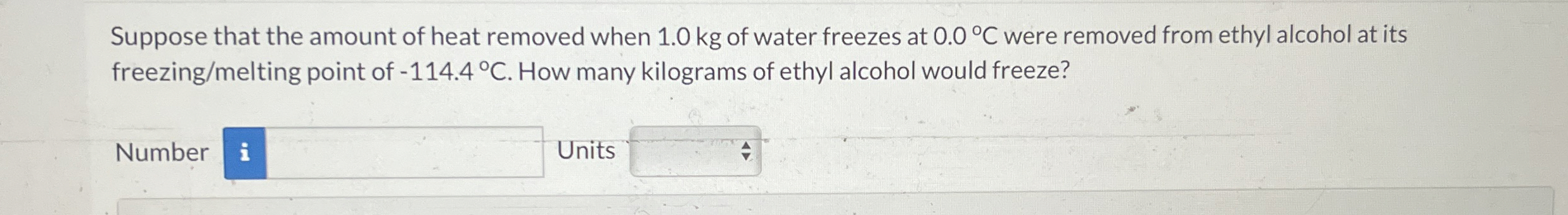 Suppose that the amount of heat removed when 1 .