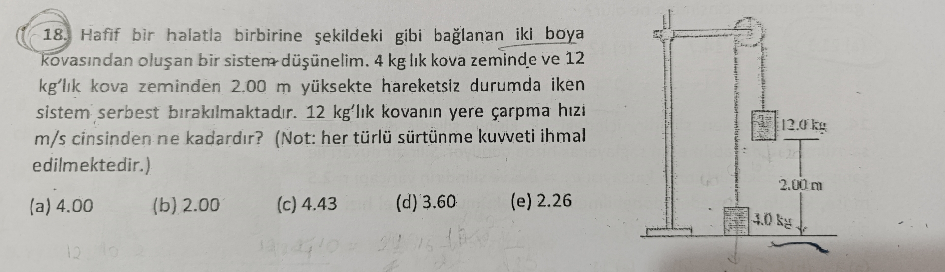 Hafif bir halatla birbirine ekildeki gibi ba