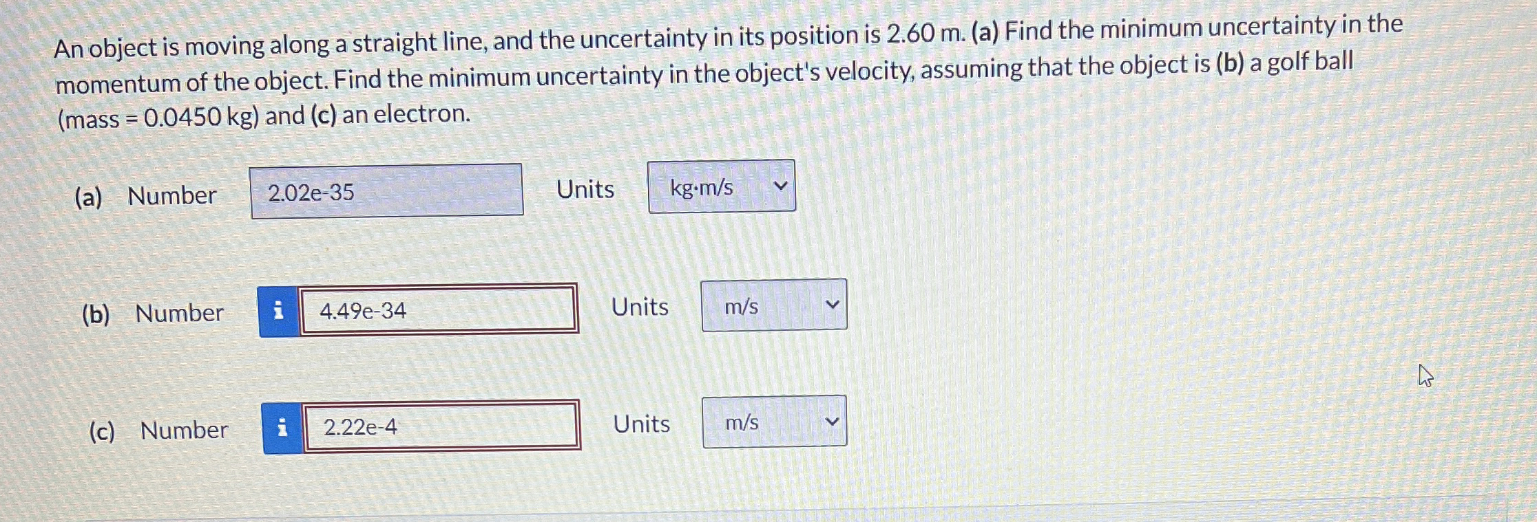 An object is moving along a straight line, and