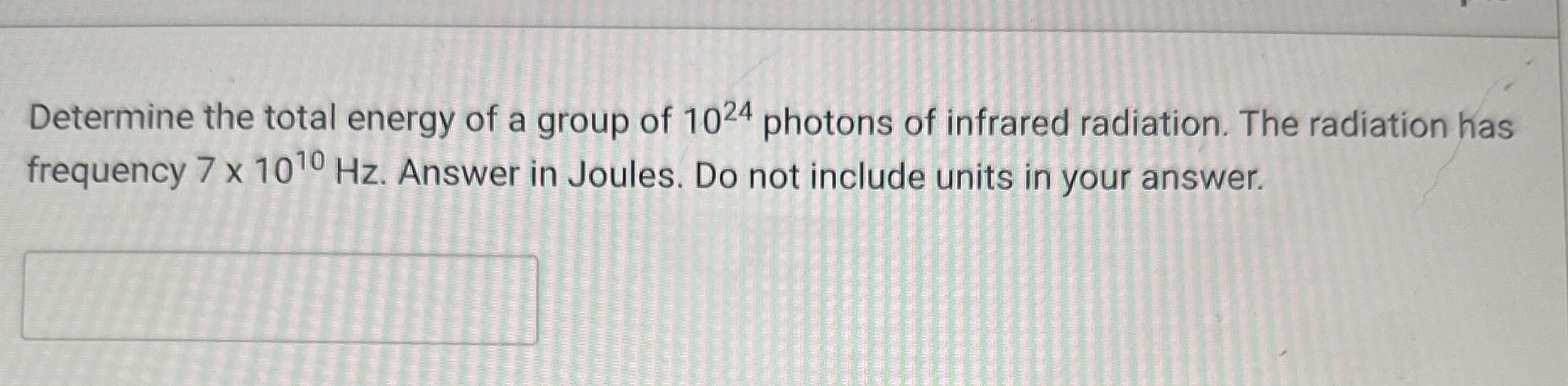 Determine the total energy of a group of 1 0 2 4