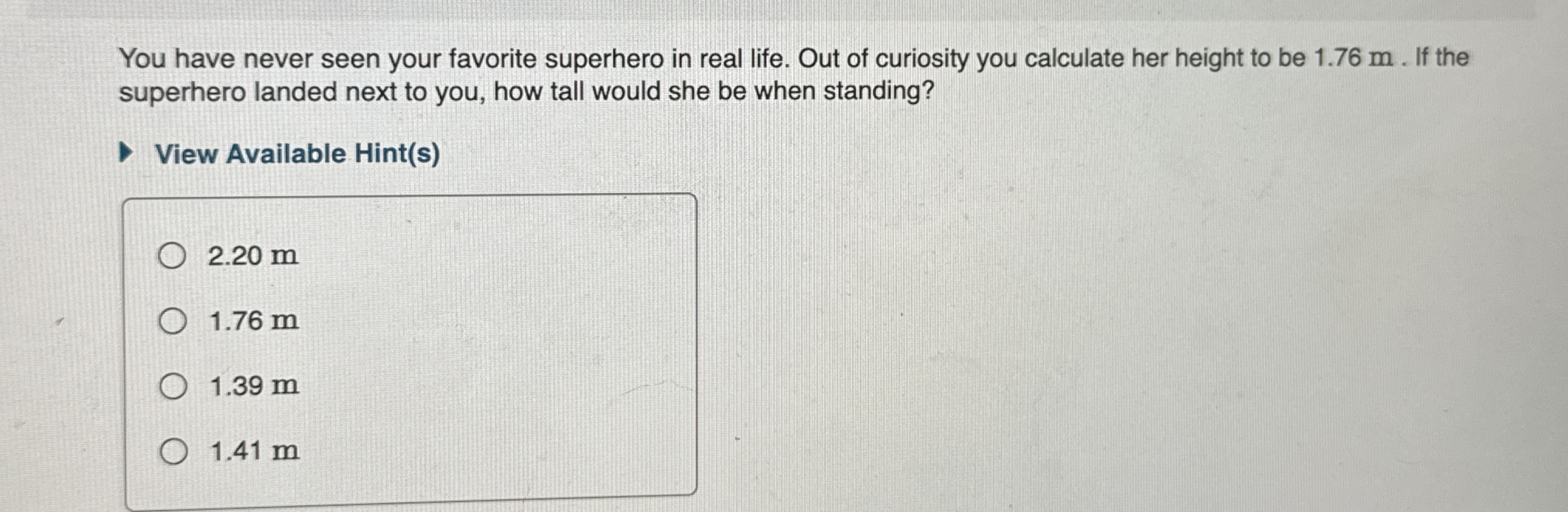 You are at the top of the Empire State Building