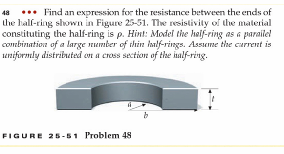 4 8 - Find an expression for the resistance