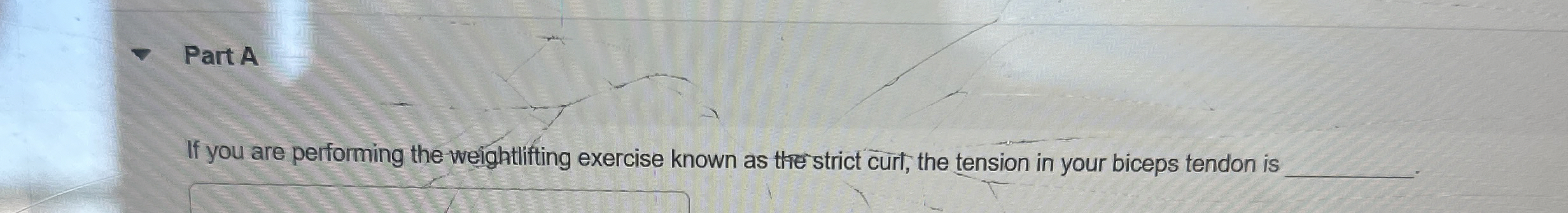 Part A If you are performing the weightlifting