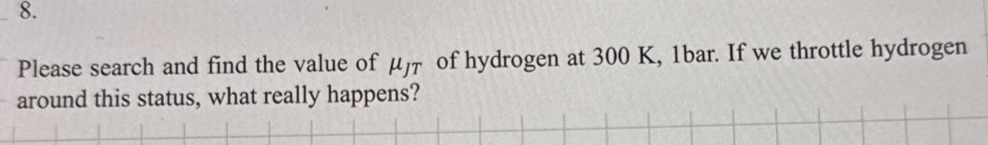 Please search and find the value of J T of