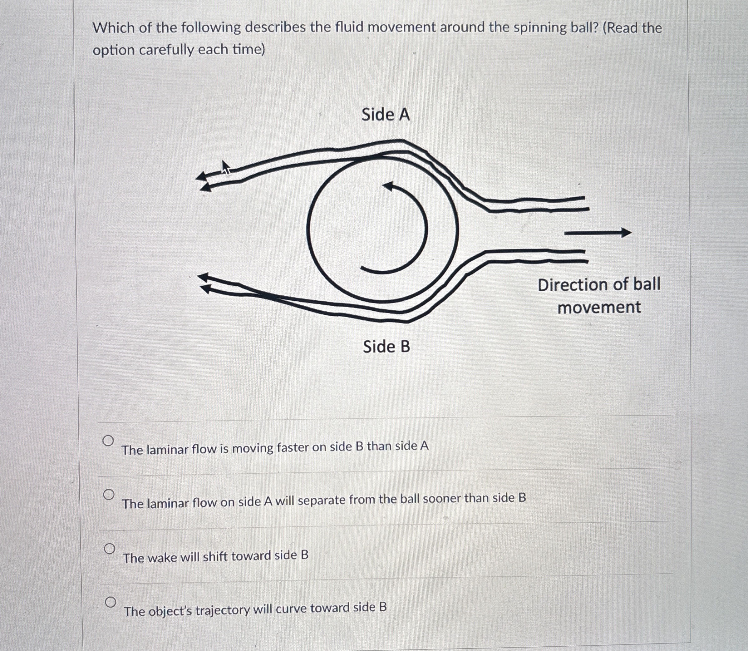 Which of the following describes the fluid