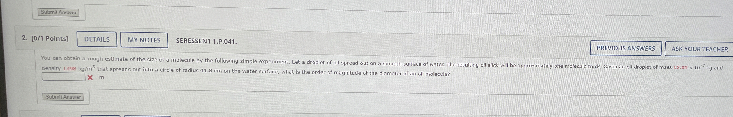 [ 0 / 1 Points ] SERESSEN 1 1 . P . 0 4 1 .