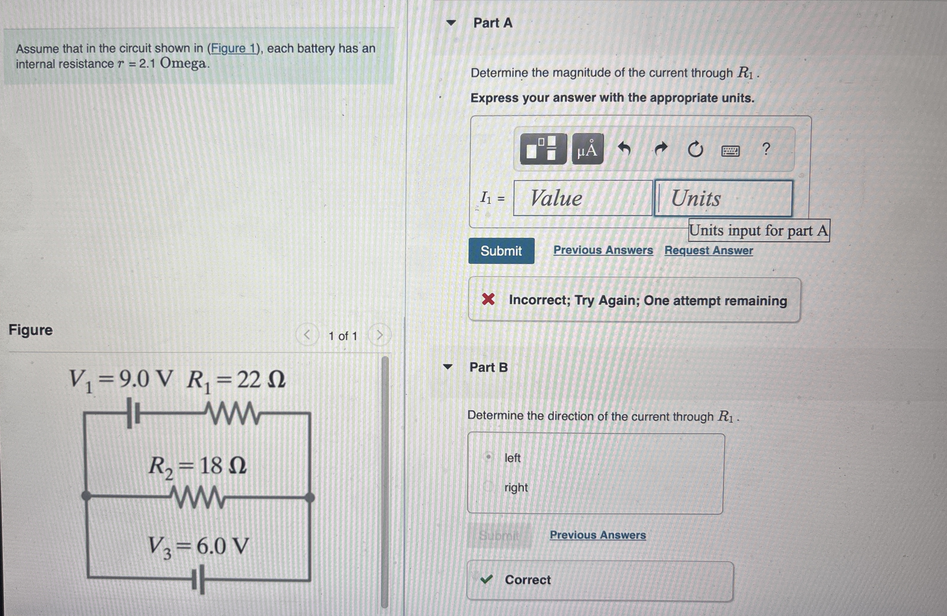 Assume that in the circuit shown in ( Figure 1 )