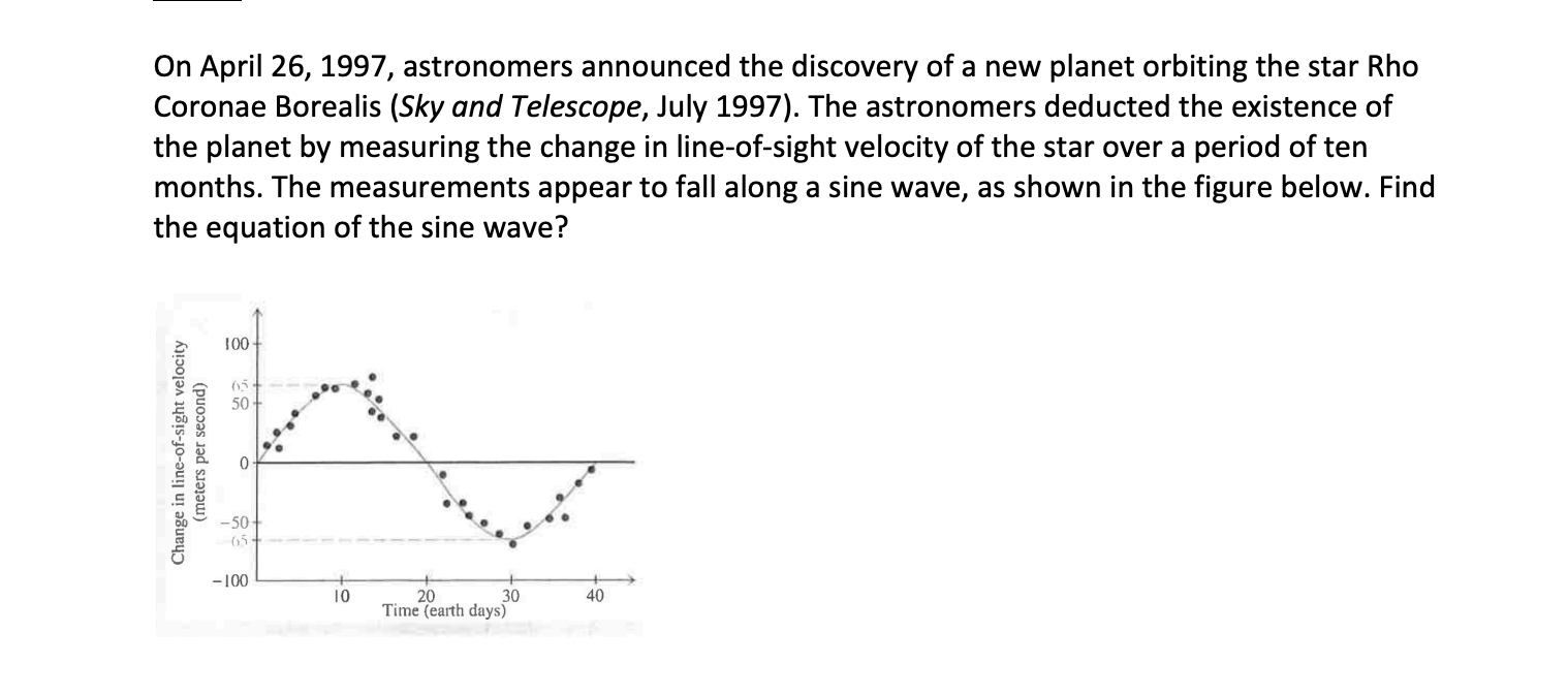 On April 2 6 , 1 9 9 7 , astronomers announced