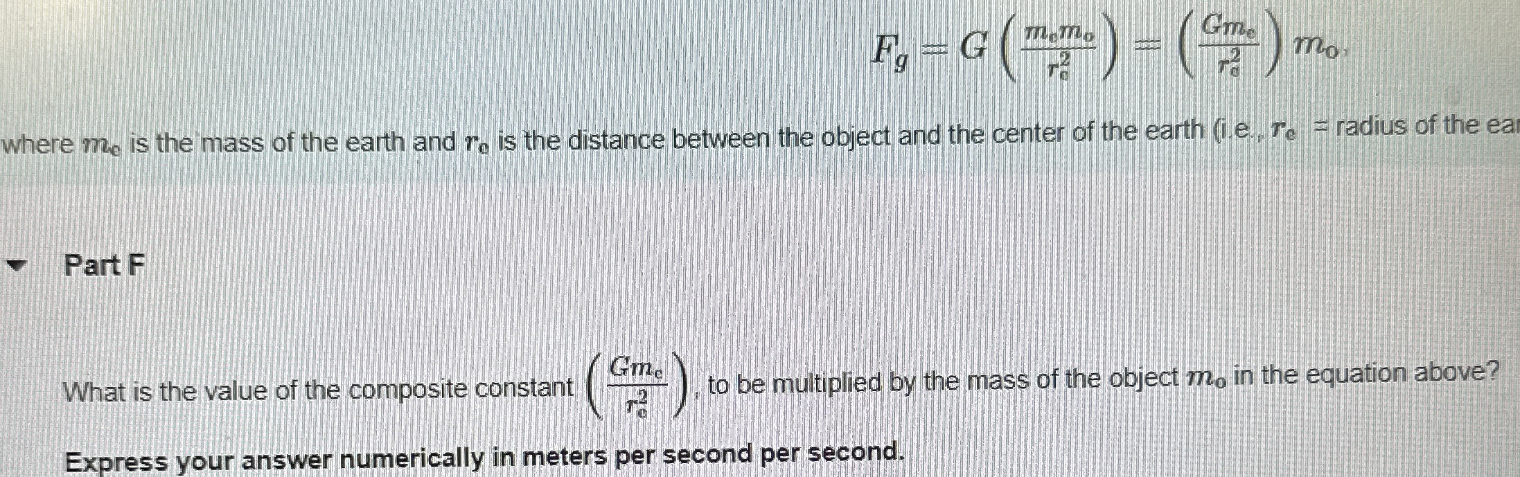 F g = G ( m e m o r e 2 ) = ( G m e r G 2 ) m o