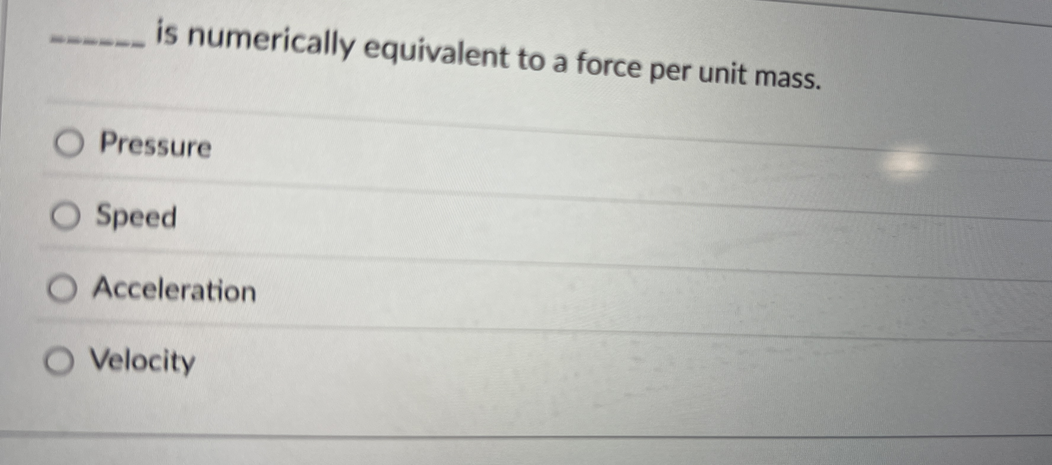 q , is numerically equivalent to a force per unit