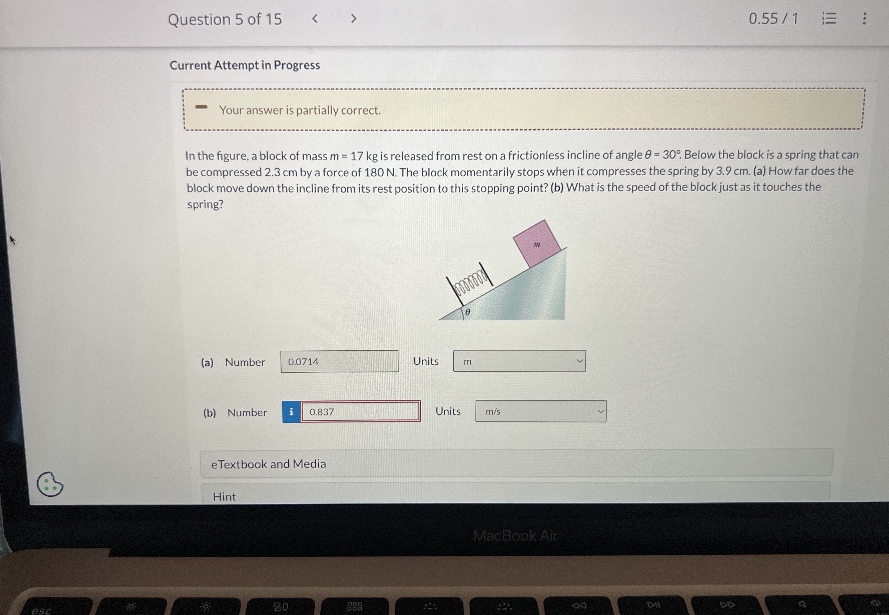 Question 5 of 1 5 0 . 5 5 1 Current Attempt in