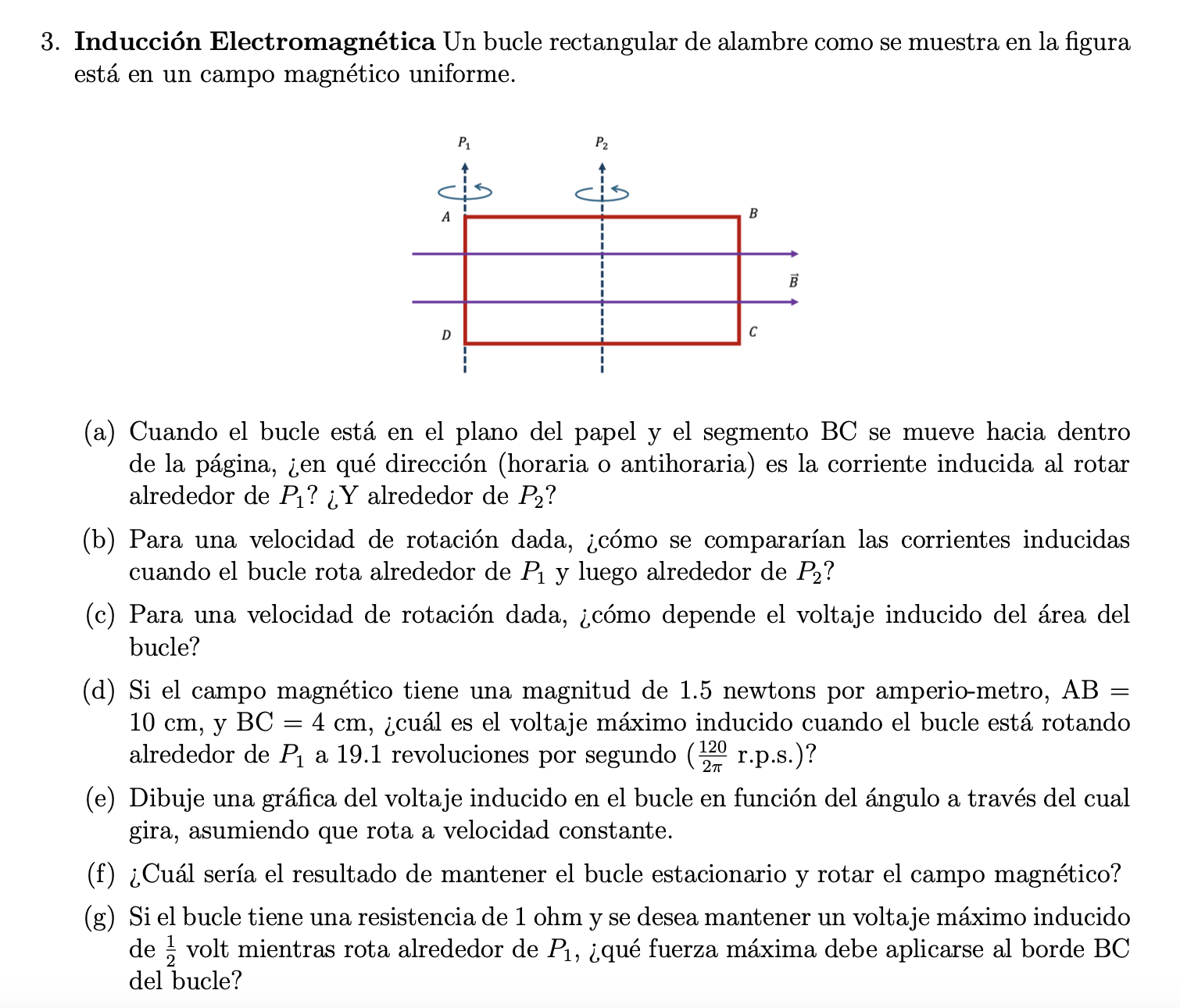 Please help me solve this: Electromagnetic