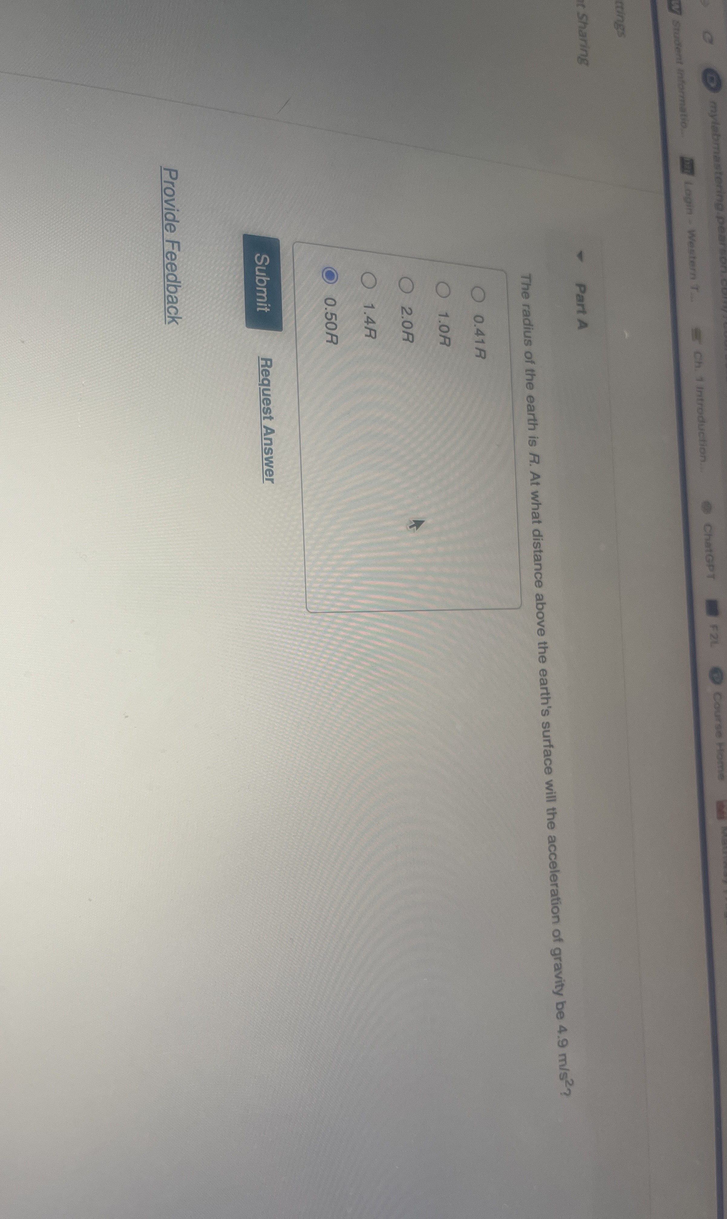 sturtert intormatio. taings tharing Part A The