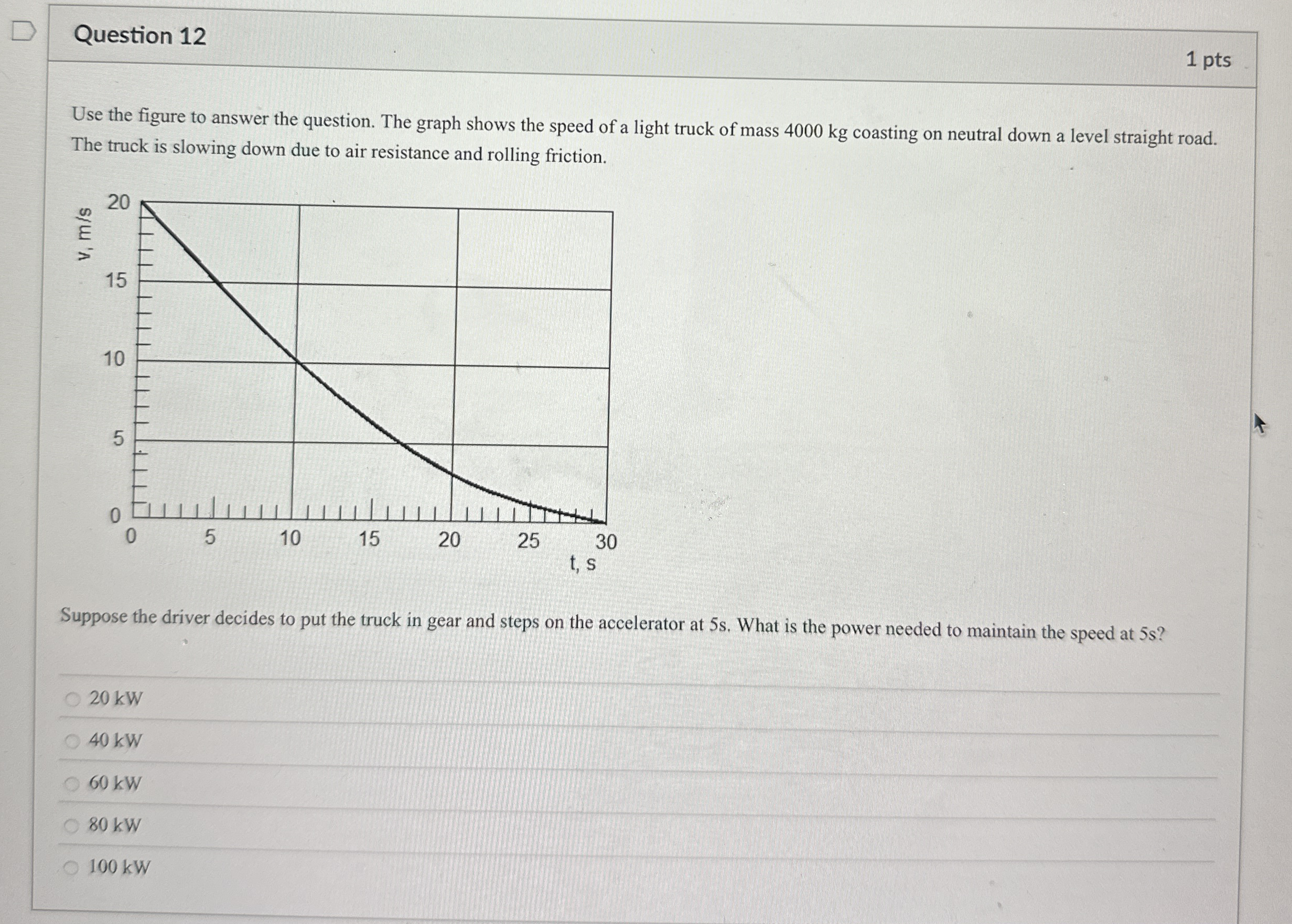Question 1 2 1 pts Use the figure to answer the