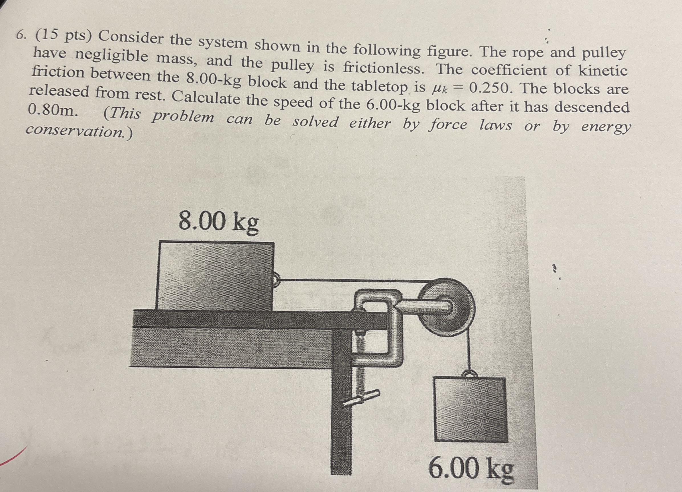 ( 1 5 pts ) Consider the system shown in the