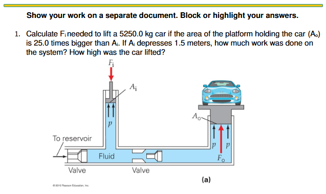 Show your work on a separate document. Block or
